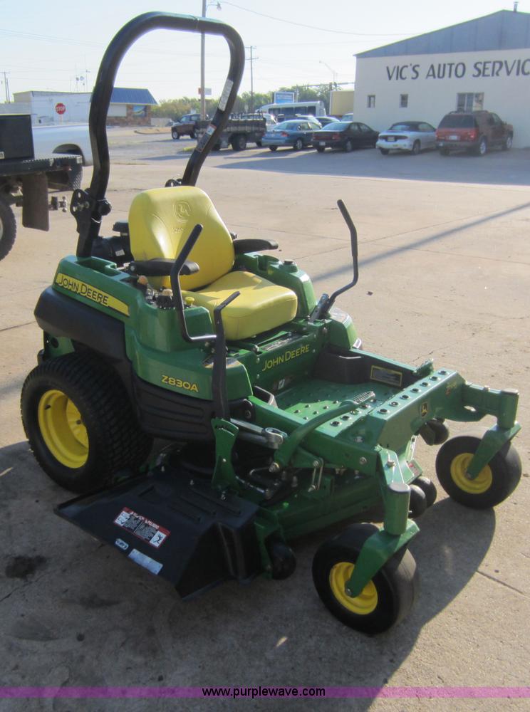 image for item H9768 2008 John Deere Z830A ZTR commercial lawn mower