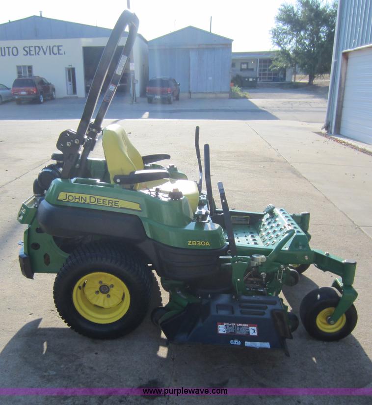 image for item H9768 2008 John Deere Z830A ZTR commercial lawn mower