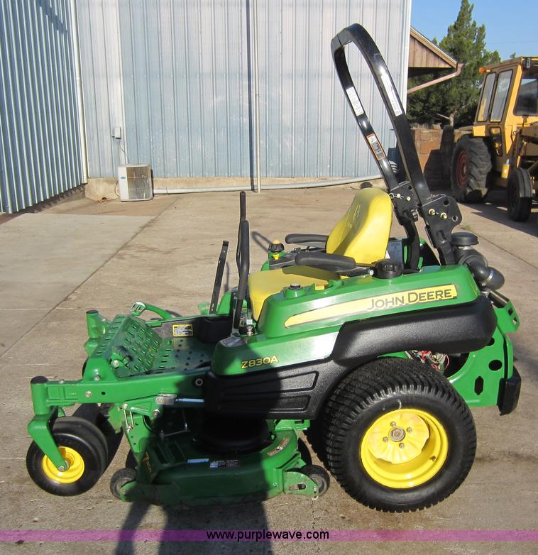 image for item H9768 2008 John Deere Z830A ZTR commercial lawn mower