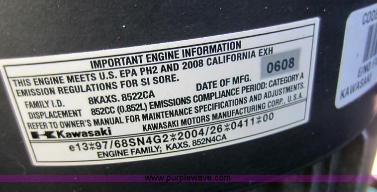 image for item H9768 2008 John Deere Z830A ZTR commercial lawn mower