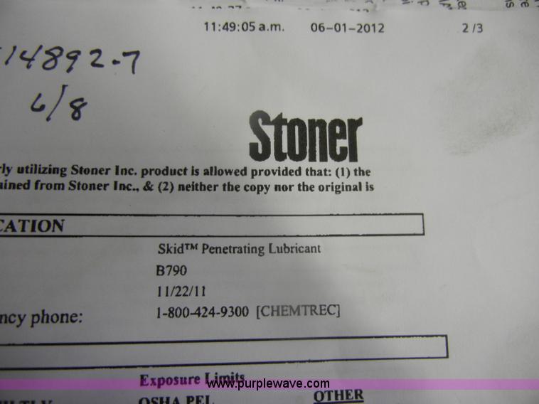 image for item N9517 Stoner 55 gallon drum of skid penetrating lubricant