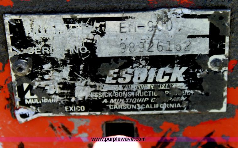 image for item G4566 Essick EM-90 cement mixer