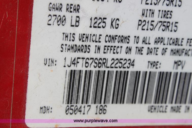 image for item G4587 1994 Jeep Cherokee Sport SUV