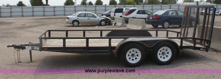 image for item G4597 PJ 16' tandem axle trailer