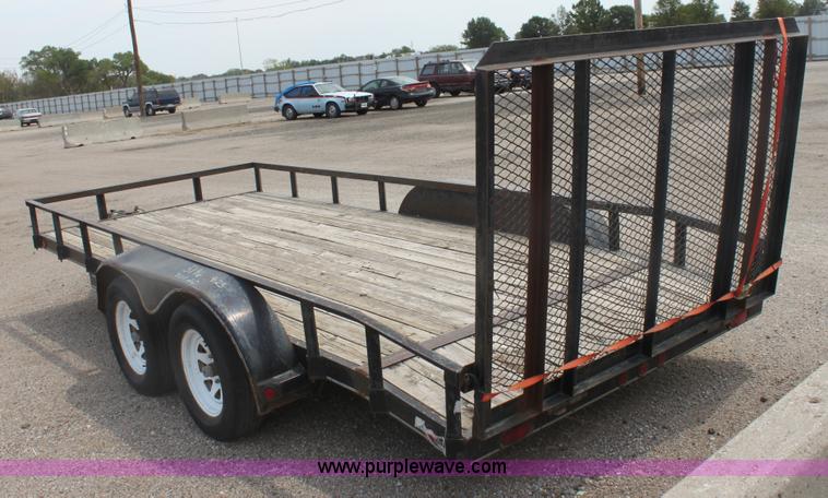 image for item G4597 PJ 16' tandem axle trailer
