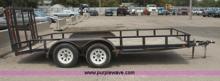 image for item G4597 PJ 16' tandem axle trailer