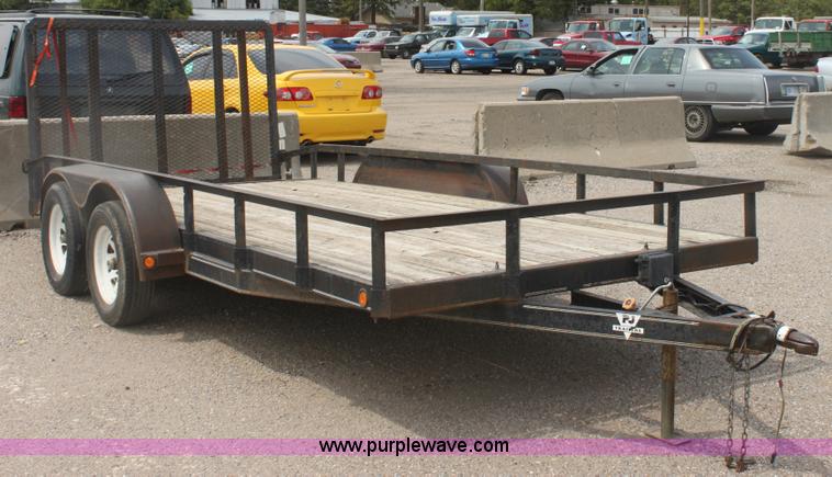 image for item G4597 PJ 16' tandem axle trailer
