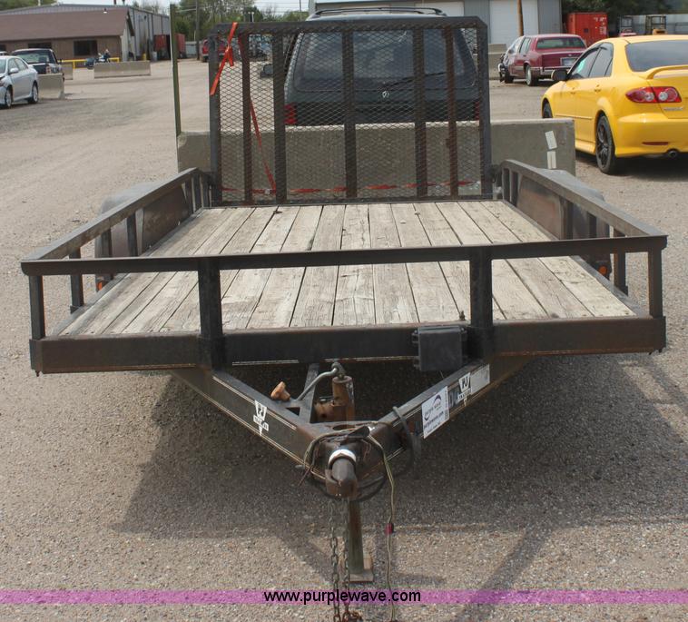 image for item G4597 PJ 16' tandem axle trailer