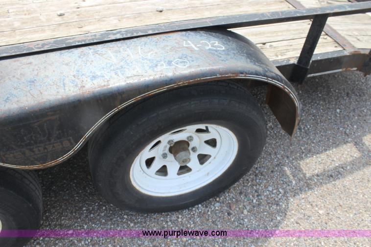 image for item G4597 PJ 16' tandem axle trailer