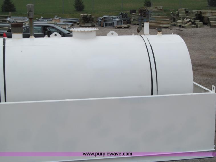 image for item A8442 Modern Welding Company 3,982 gallon gasoline storage tank