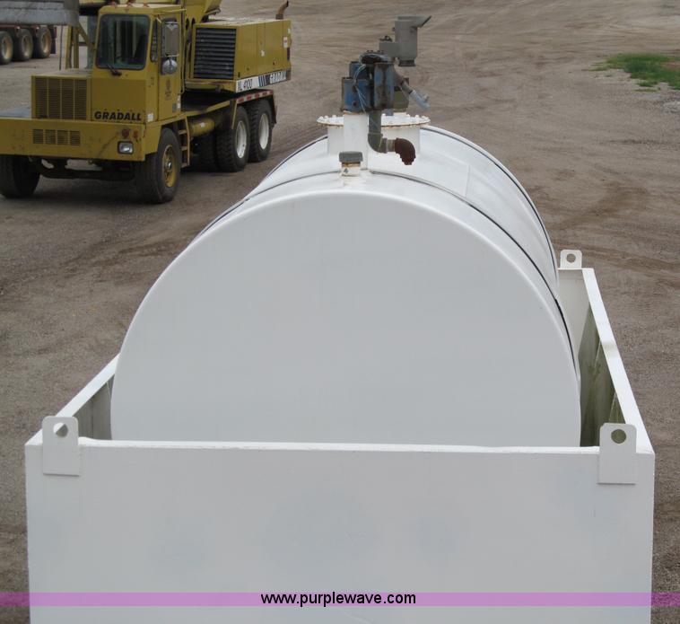 image for item A8442 Modern Welding Company 3,982 gallon gasoline storage tank