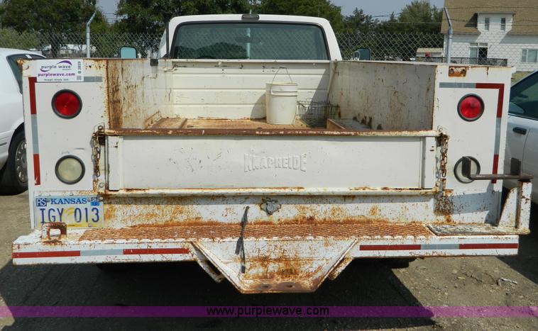 image for item B3859 1991 Ford F350 Custom utility pickup truck