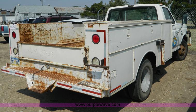 image for item B3859 1991 Ford F350 Custom utility pickup truck