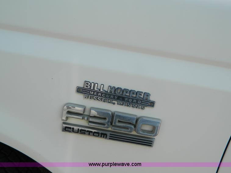 image for item B3859 1991 Ford F350 Custom utility pickup truck