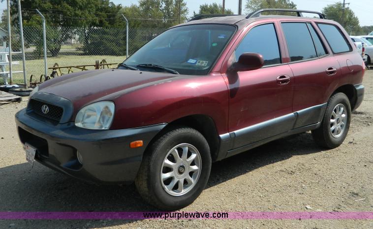 image for item B3860 2001 Hyundai Santa Fe GLS SUV