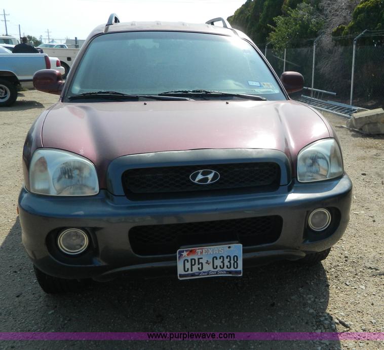 image for item B3860 2001 Hyundai Santa Fe GLS SUV