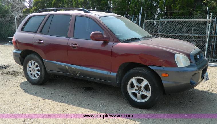 image for item B3860 2001 Hyundai Santa Fe GLS SUV