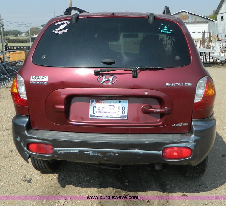 image for item B3860 2001 Hyundai Santa Fe GLS SUV