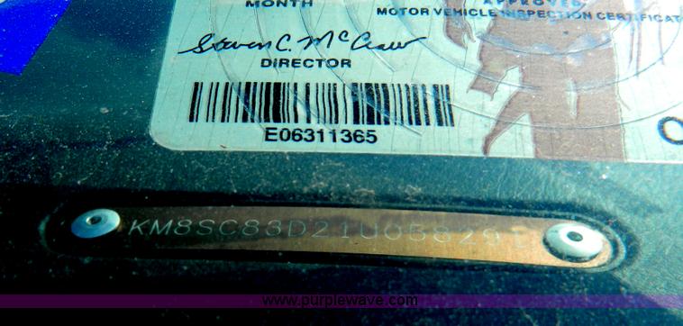 image for item B3860 2001 Hyundai Santa Fe GLS SUV