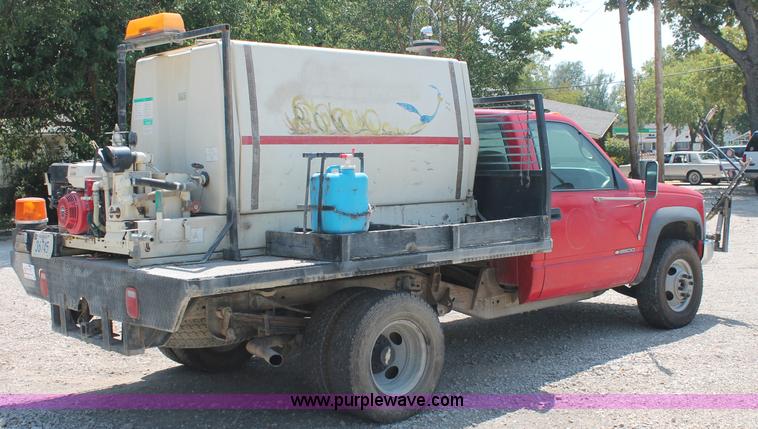 image for item C2706 1998 Chevrolet K3500 flatbed pickup truck