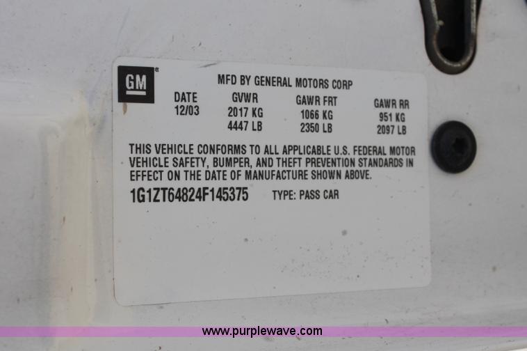 image for item C2707 2004 Chevrolet Malibu LS Maxx