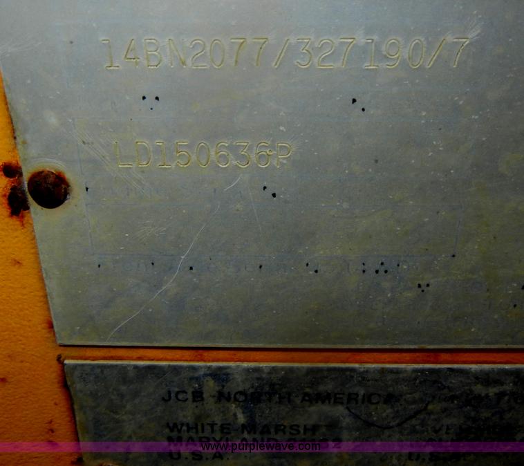 image for item D4399 1986 JCB 1400B backhoe