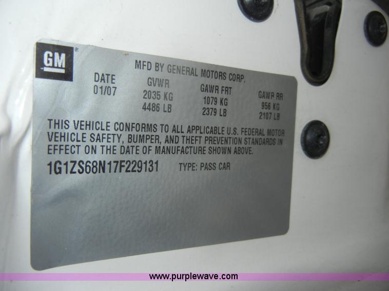 image for item D4434 2007 Chevrolet Malibu LS Maxx