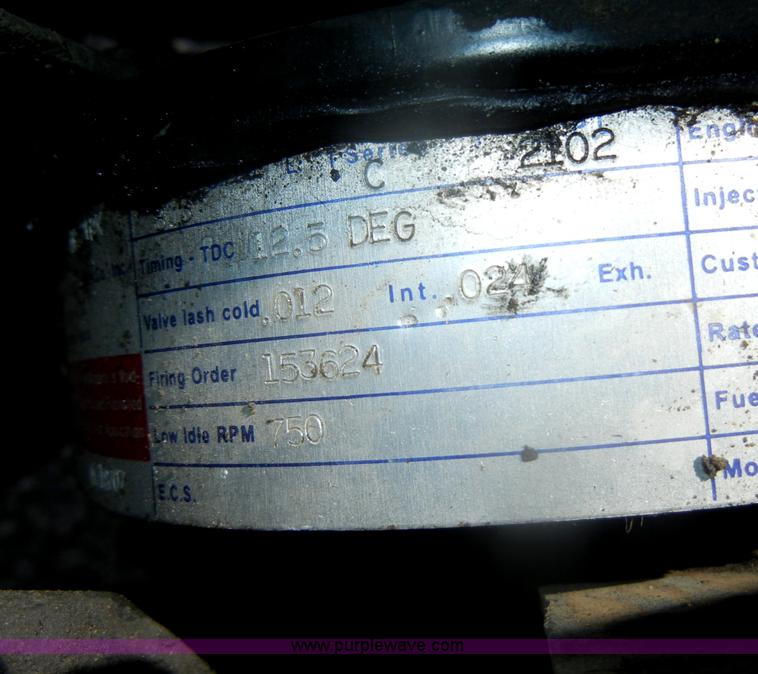 image for item D4606 1996 Ford L8000 dump truck