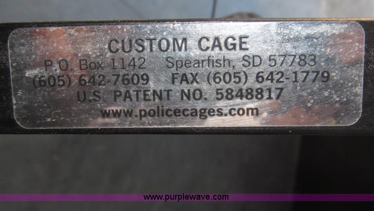 image for item K9583 Vehicle prisoner barriers