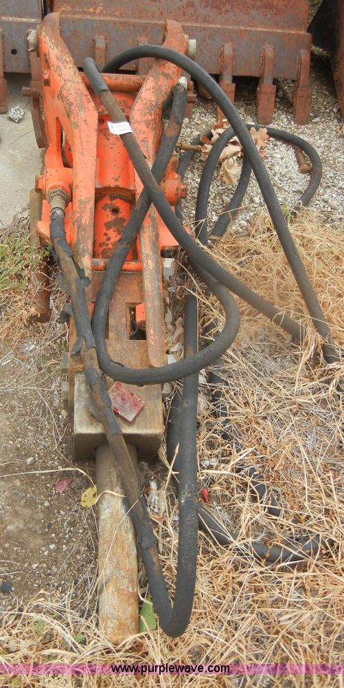 image for item M9722 Backhoe breaker attachment