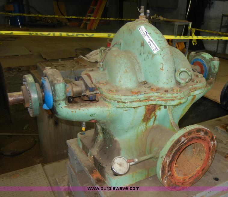 image for item M9730 1953 Fairbanks Morse 5823 centrifugal split case water pump