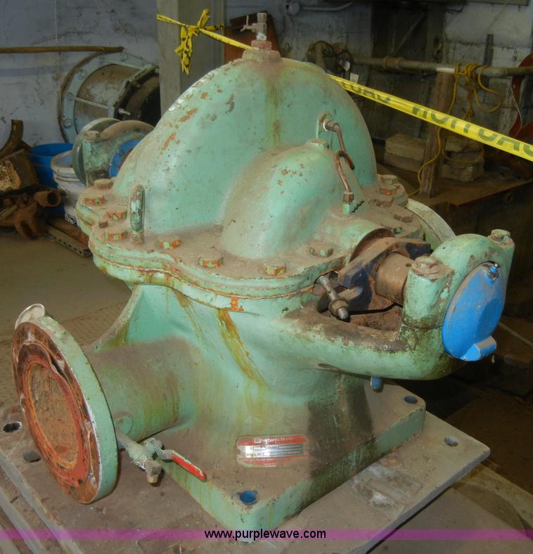 image for item M9730 1953 Fairbanks Morse 5823 centrifugal split case water pump