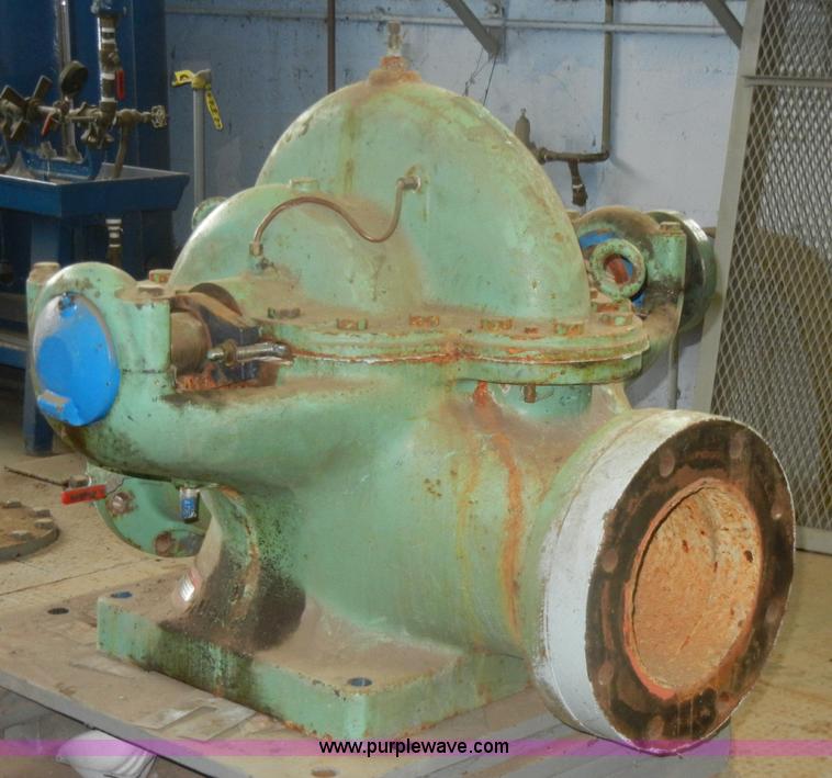 image for item M9730 1953 Fairbanks Morse 5823 centrifugal split case water pump