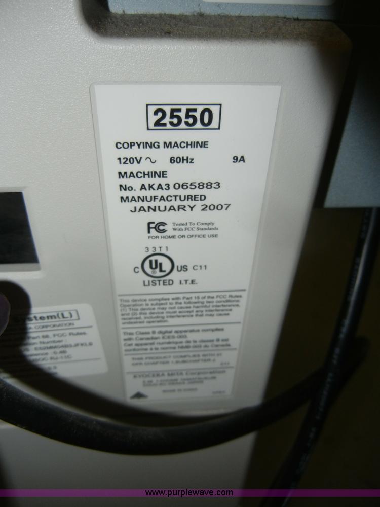 image for item M9732 2007 Copy Star CS copier