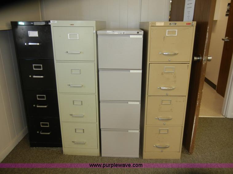 image for item N9669 (7) assorted filing cabinets