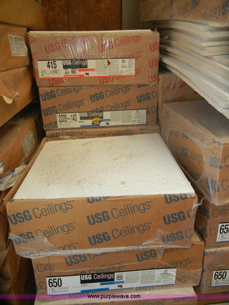 image for item N9670 Assorted boxes of ceiling tile