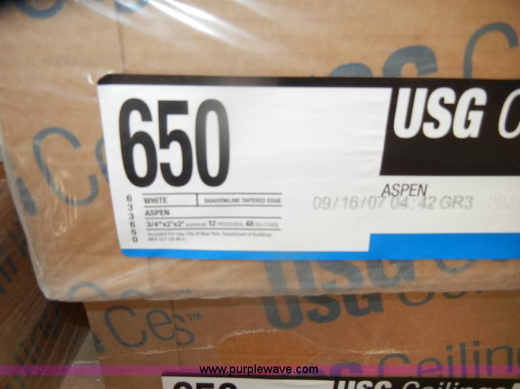 image for item N9670 Assorted boxes of ceiling tile