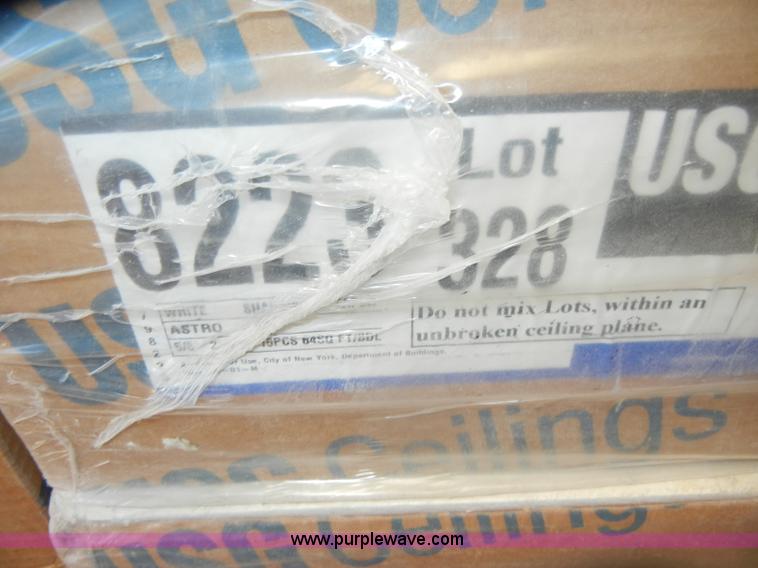 image for item N9670 Assorted boxes of ceiling tile