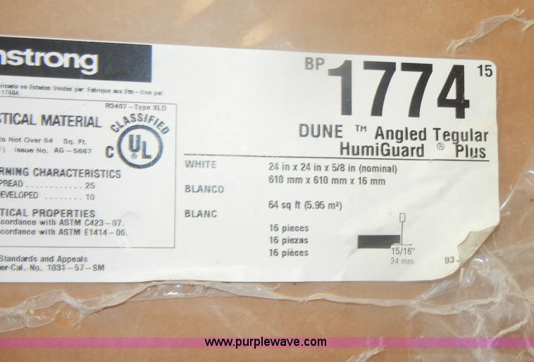 image for item N9670 Assorted boxes of ceiling tile