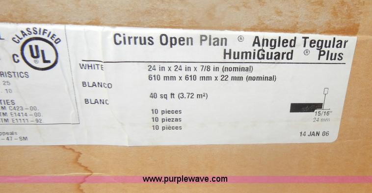 image for item N9670 Assorted boxes of ceiling tile