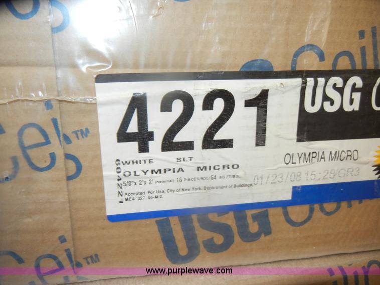 image for item N9670 Assorted boxes of ceiling tile