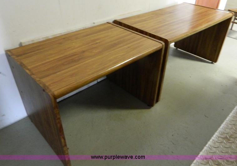 image for item T9369 (2) pressed wood desks