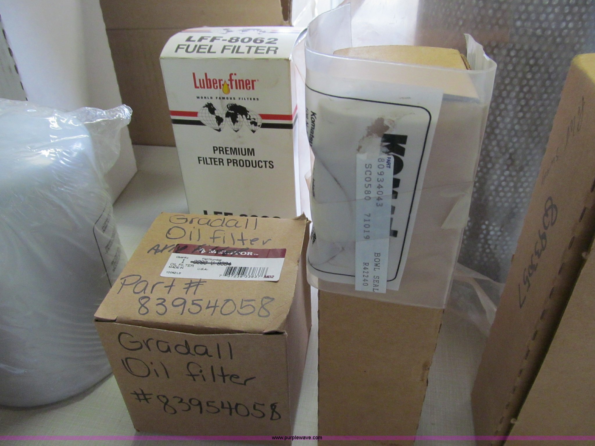 Gradall XL4100 filters in Waterloo, IA | Item A8444 sold | Purple Wave