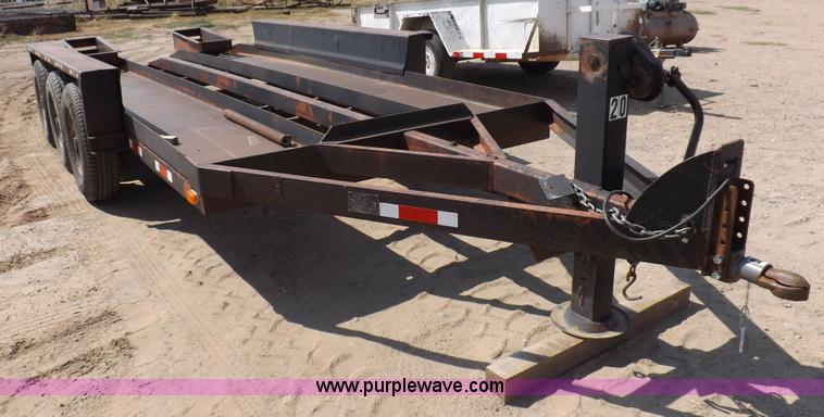 image for item B7481 1981 Belshe triple axle trailer