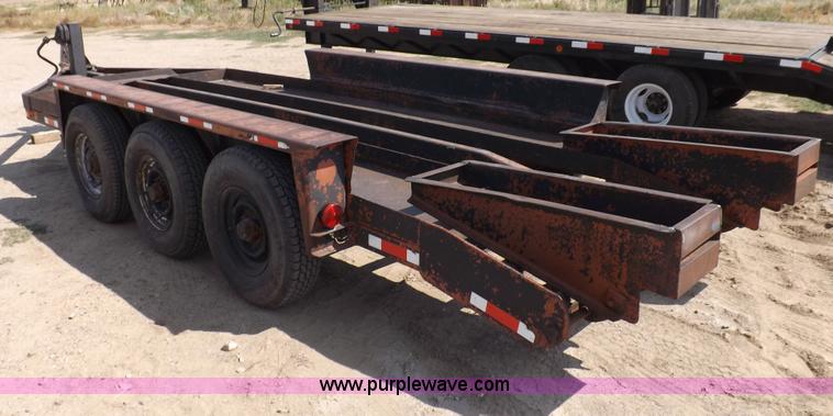 image for item B7481 1981 Belshe triple axle trailer
