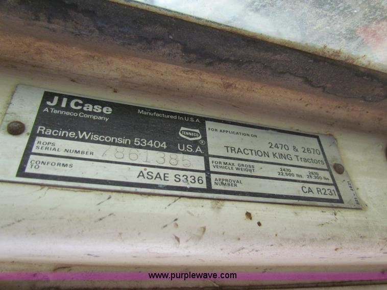 image for item B7486 Case 2670 Traction King tractor