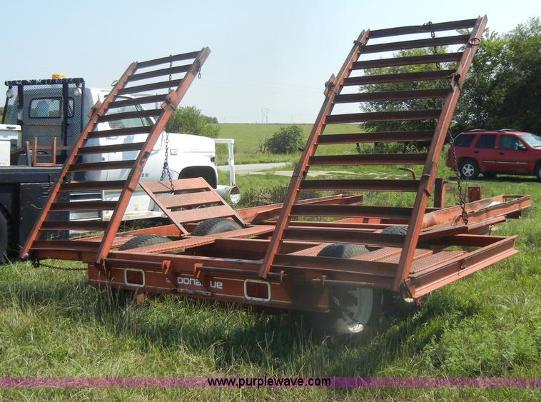 image for item D4636 Donahue swather trailer