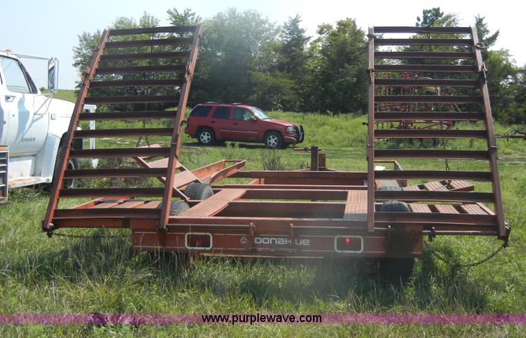 image for item D4636 Donahue swather trailer