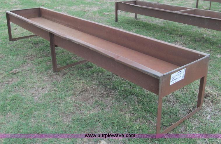 image for item F3019 (3) metal feed troughs