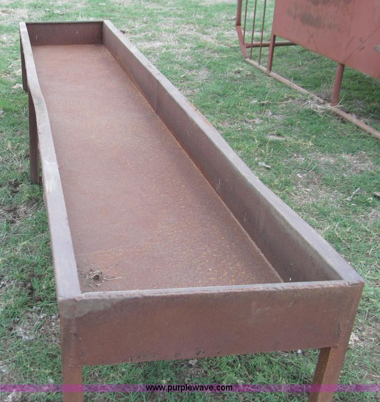 image for item F3019 (3) metal feed troughs